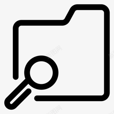 搜索文件夹数据文件图标图标