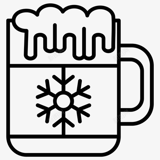 啤酒庆祝活动饮料图标svg_新图网 https://ixintu.com 啤酒 圣诞大胆系列99 庆祝活动 饮料