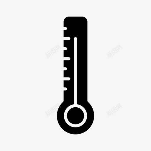 温度计健康测量图标svg_新图网 https://ixintu.com 健康 医疗 测量 温度 温度计