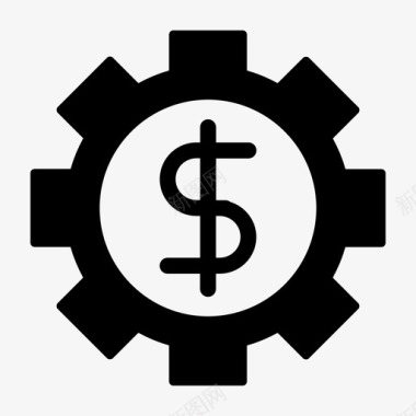 齿轮业务控制资金图标图标