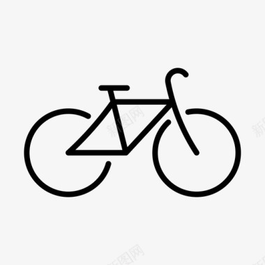 自行车城市固定图标图标