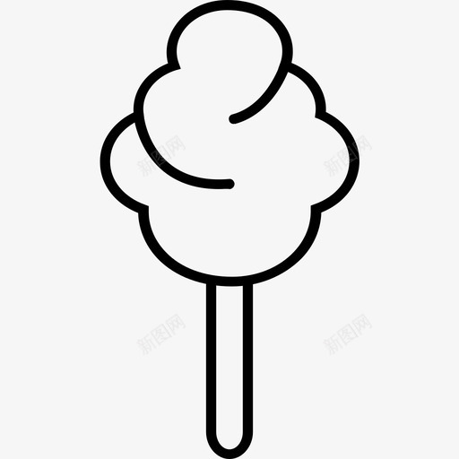 冰淇淋食物圣代图标svg_新图网 https://ixintu.com 冰淇淋 圣代 夏天 食物