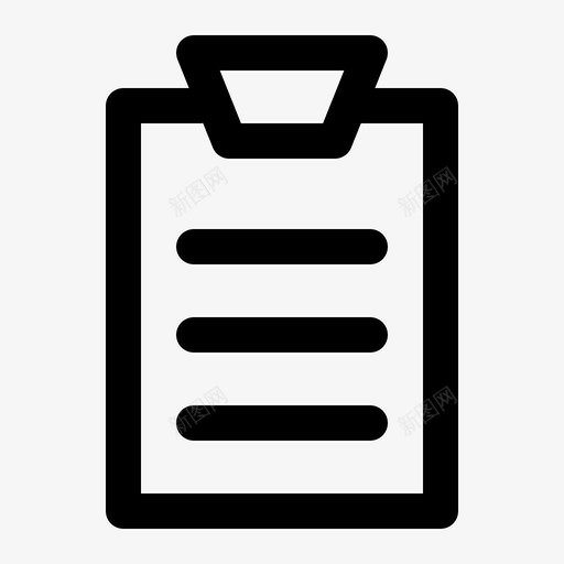 剪贴板文档列表图标svg_新图网 https://ixintu.com essentials 作表 列表 剪贴板 图标 工作 文档 注释