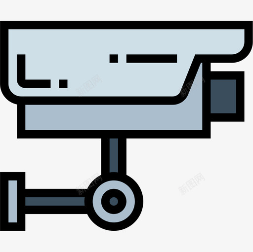 闭路电视摄像机14线性彩色图标svg_新图网 https://ixintu.com 彩色 摄像机 线性 闭路电视