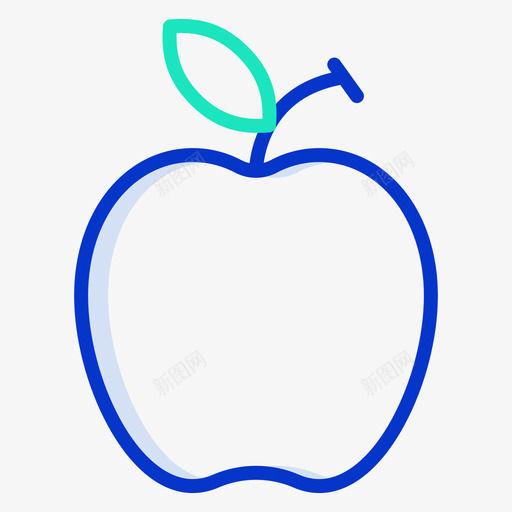 苹果婴儿118轮廓颜色图标svg_新图网 https://ixintu.com 婴儿 苹果 轮廓 颜色