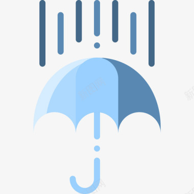 下雨天气238平坦图标图标