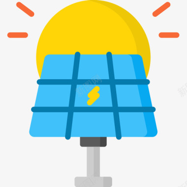 太阳能可再生能源1平板图标图标