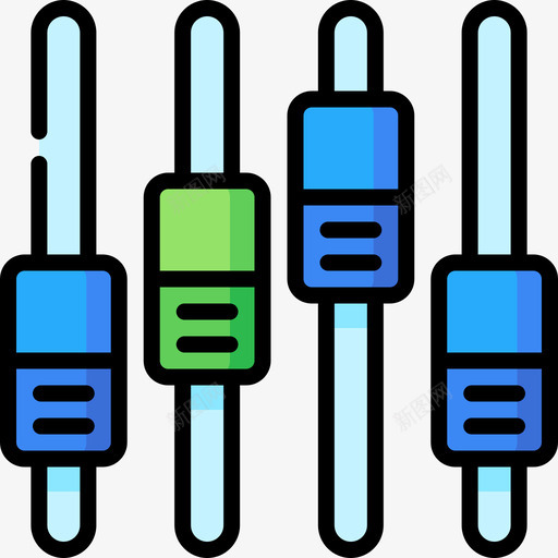 连接器ui42线性颜色图标svg_新图网 https://ixintu.com ui 线性 连接器 颜色