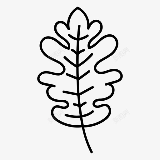 橡树叶棕榈套装图标svg_新图网 https://ixintu.com 套装 树 树叶 棕榈 橡树叶