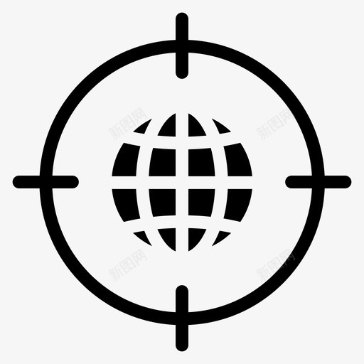 全球目标互联网优化图标svg_新图网 https://ixintu.com 互联网 优化 全球目标 搜索引擎优化 搜索引擎优化和网站