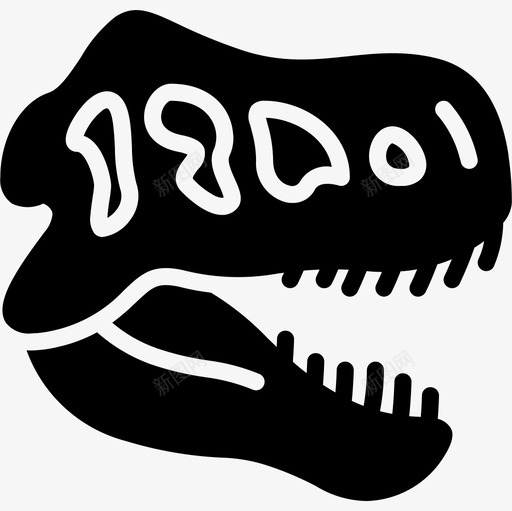 霸王龙侏罗纪2填充物图标svg_新图网 https://ixintu.com 侏罗纪2 填充物 霸王龙