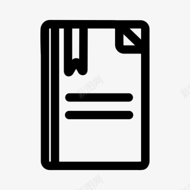 笔记本日记电子邮件图标图标