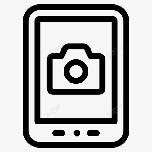 手机摄像头移动摄像头摄影线标集图标svg_新图网 https://ixintu.com 手机摄像头 摄影线矢量图标集 移动摄像头