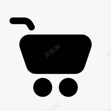 购物车购买字形用户界面图标图标
