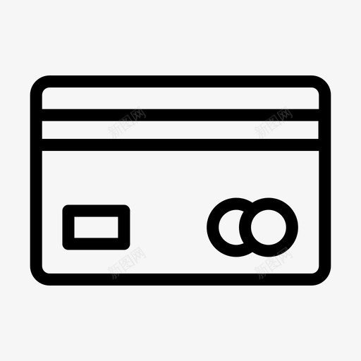 atm卡信用卡支付图标svg_新图网 https://ixintu.com atm卡 信用卡 取款 支付 金融投资线标志