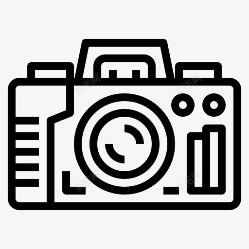照相摄像机小工具17图标svg_新图网 https://ixintu.com 小工具17 摄像机 照相 线性