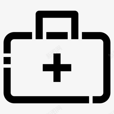 药箱箱急救图标图标