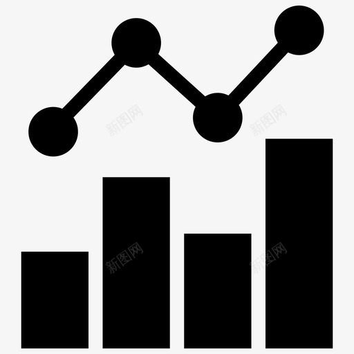 业务数据分析数据分析图形表示图标svg_新图网 https://ixintu.com web开发字形矢量图标集 业务数据分析 信息图表 图形表示 数据分析 统计 趋势图