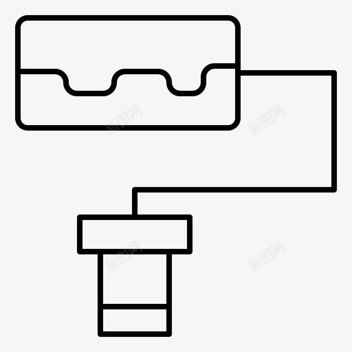 图案油漆辊工具图标svg_新图网 https://ixintu.com 图案 工具 油漆