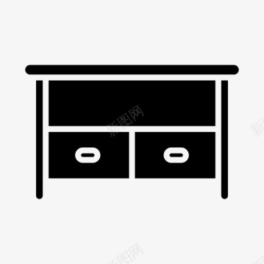 桌子壁橱橱柜图标图标