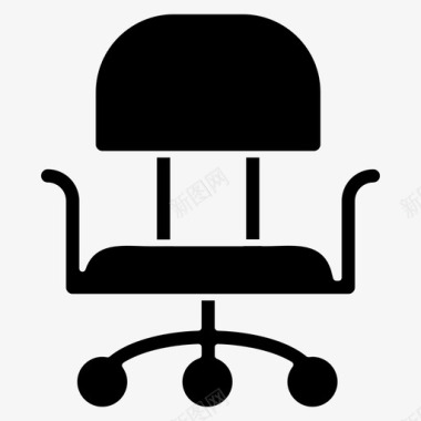 椅座坐图标图标