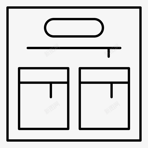 包包时装服装配件图标svg_新图网 https://ixintu.com 包包 时装 服装配件