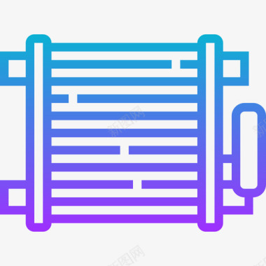 冷凝器汽车零件9坡度图标图标