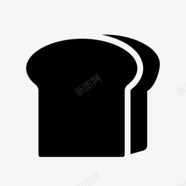 面包面包店吃图标图标