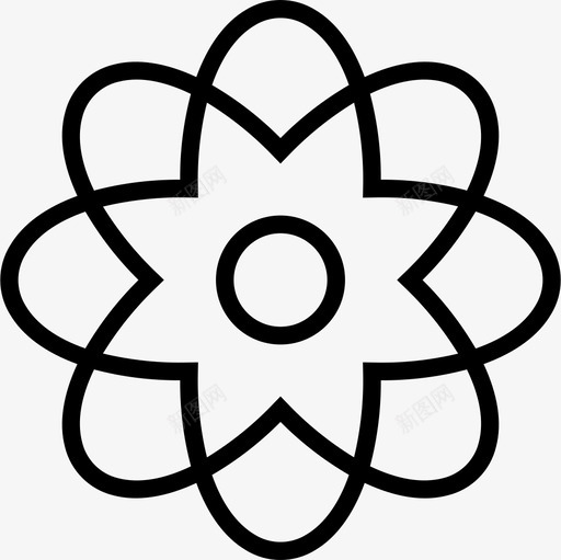 花花序性质图标svg_新图网 https://ixintu.com 图案 性质 植物 花序