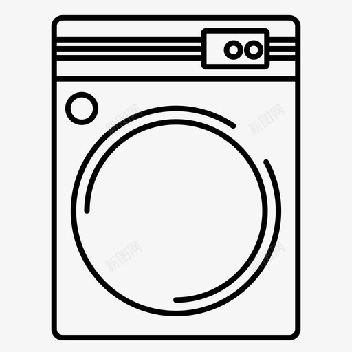洗衣机烘干机自助洗衣店图标svg_新图网 https://ixintu.com 洗衣机 烘干机 自助洗衣店