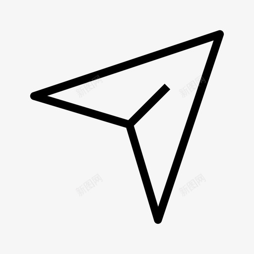 送送纸送飞机图标svg_新图网 https://ixintu.com 送你 送纸 飞机