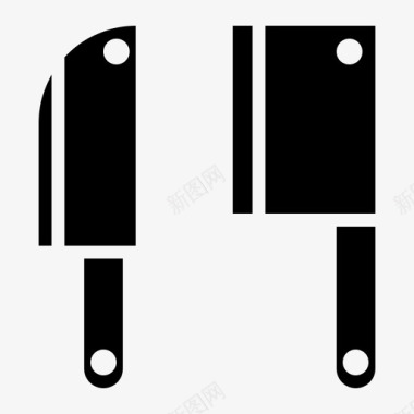 刀厨房84实心图标图标