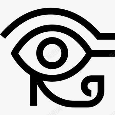 荷鲁斯之眼埃及53直系图标图标
