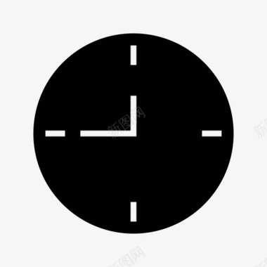 时间时钟家具图标图标