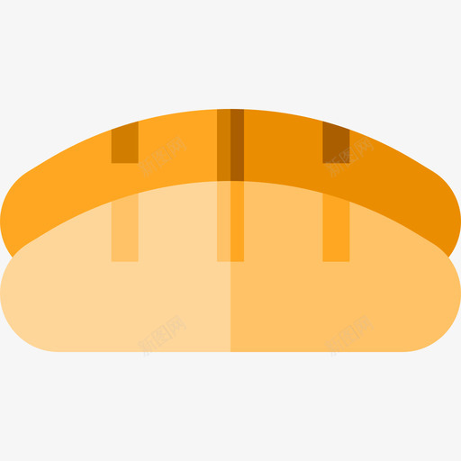 面包早餐23平的图标svg_新图网 https://ixintu.com 平的 早餐 面包