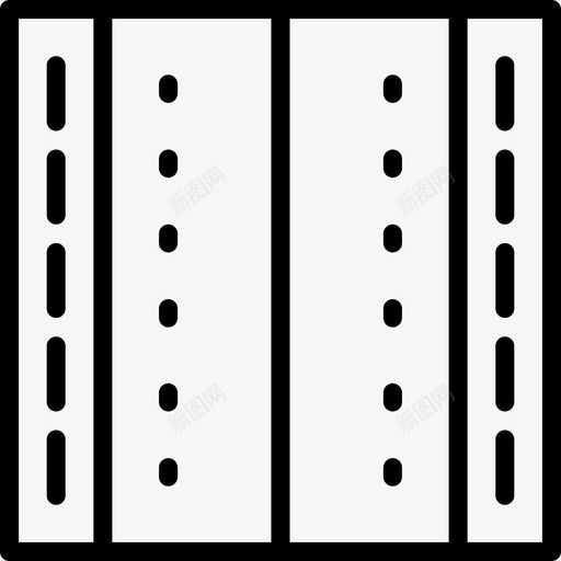 67号机场跑道直线图标svg_新图网 https://ixintu.com 67号 机场 直线 跑道