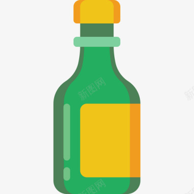 瓶容器3扁平图标图标