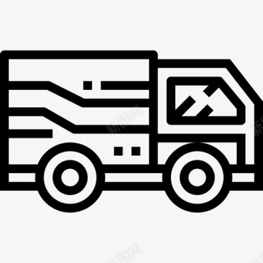 运输卡车运输151直线图标图标