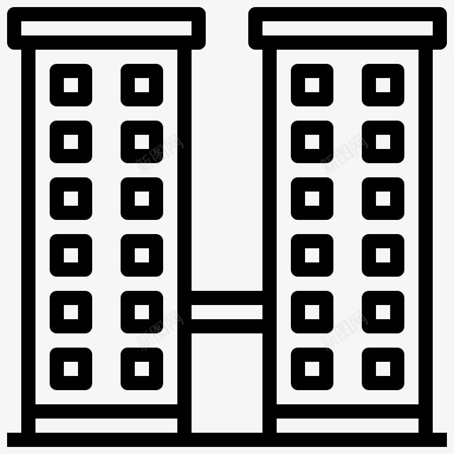 公司建筑和城市商人图标svg_新图网 https://ixintu.com 公司 商人 团队 城市 工作 建筑 提纲 用户 面试