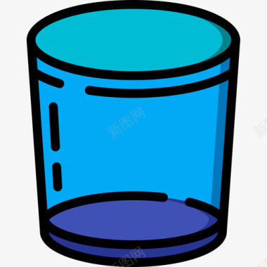 烧杯容器5线性颜色图标图标