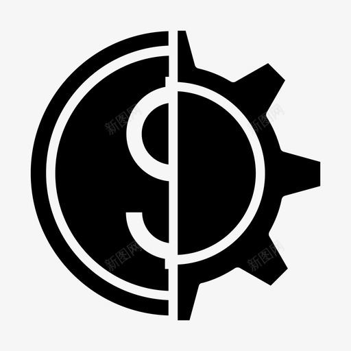 美元设置配置货币图标svg_新图网 https://ixintu.com 业务 启动 标志 标志符 符号 美元 设置 货币 配置 首选项