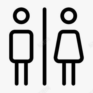 卫生间浴室浴室标牌图标图标