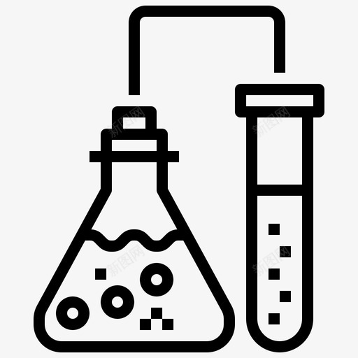 药检烧瓶医疗保健图标svg_新图网 https://ixintu.com 医疗保健 大麻 实验室 提纲 烧瓶 研究 药检 酚油