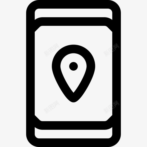 智能手机旅行应用程序21线性图标svg_新图网 https://ixintu.com 应用程序 手机 旅行 智能 线性