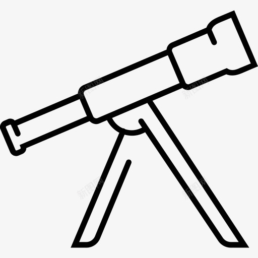 望远镜天文学星系图标svg_新图网 https://ixintu.com 光学 天文学 太空 星系 望远镜