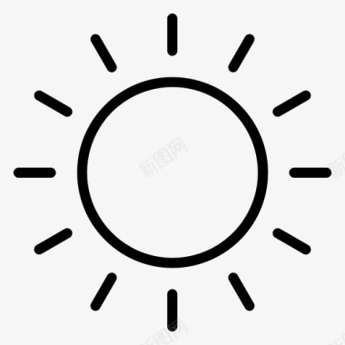 阳光夏日旅游图标图标