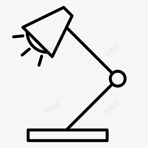灯床橱柜图标svg_新图网 https://ixintu.com 卧室 家具 橱柜 相框 镜子