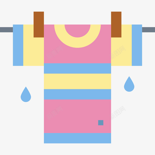 衬衫洗衣房22平的图标svg_新图网 https://ixintu.com 平的 洗衣房 衬衫