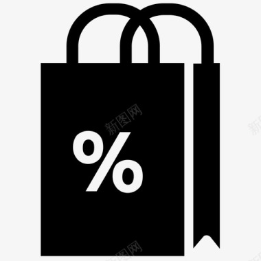 购物袋折扣礼品图标图标