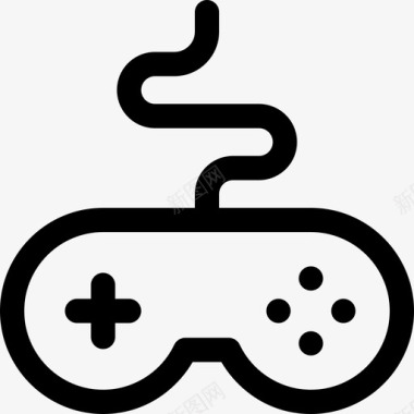 Gamepad游戏69线性图标图标